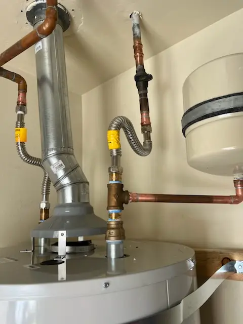 Water heater installation and plumbing repair in White Marsh